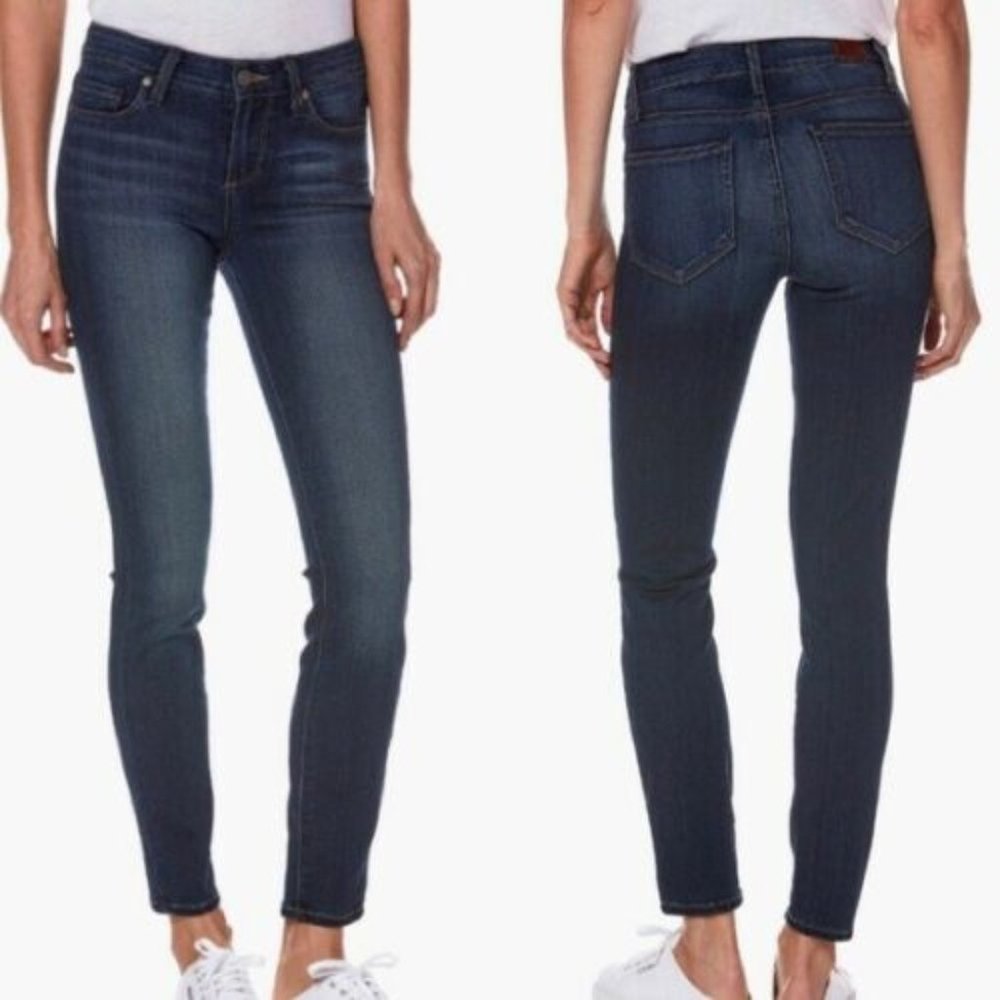 PAIGE Verdugo Ankle Skinny Nottingham Jeans 32